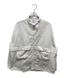 KEBOZ（ケボズ）の古着「ダブルポケットシャツ」｜ホワイト