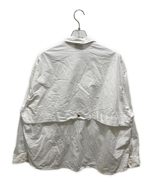 KEBOZ（ケボズ）KEBOZ (ケボズ) ダブルポケットシャツ ホワイト サイズ:Mの古着・服飾アイテム