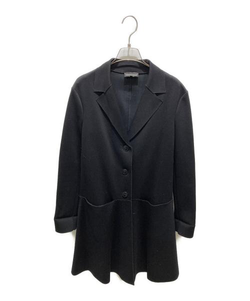 EMPORIO ARMANI（エンポリオアルマーニ）EMPORIO ARMANI (エンポリオアルマーニ) チェスターコート ブラック サイズ:42の古着・服飾アイテム