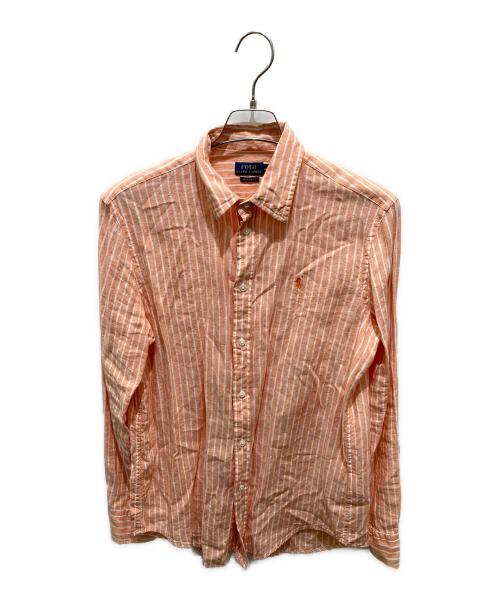 POLO RALPH LAUREN（ポロ・ラルフローレン）POLO RALPH LAUREN (ポロ・ラルフローレン) リネンシャツ オレンジ サイズ:Ｍの古着・服飾アイテム