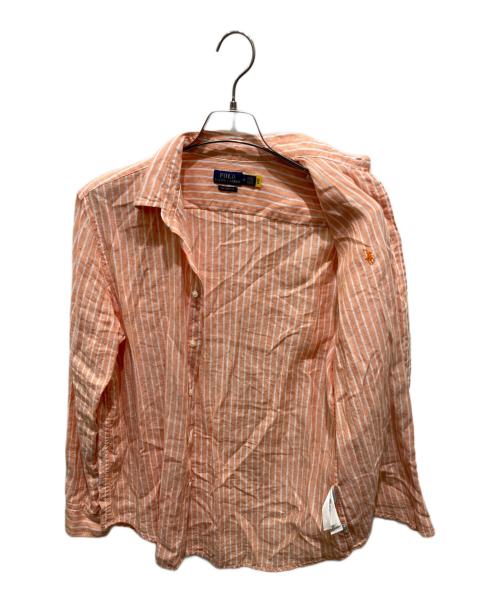 POLO RALPH LAUREN（ポロ・ラルフローレン）POLO RALPH LAUREN (ポロ・ラルフローレン) リネンシャツ オレンジ サイズ:Ｍの古着・服飾アイテム
