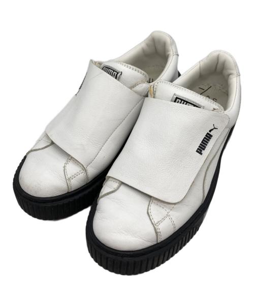 PUMA（プーマ）PUMA (プーマ) SHANTELL MARTIN ローカットスニーカー ホワイト サイズ:24.5の古着・服飾アイテム