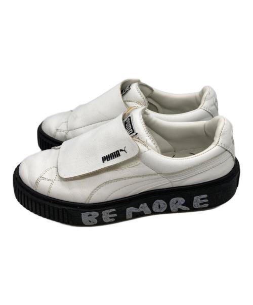 PUMA（プーマ）PUMA (プーマ) SHANTELL MARTIN ローカットスニーカー ホワイト サイズ:24.5の古着・服飾アイテム