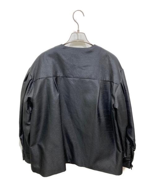 COEL（コエル）COEL (コエル) 袖ボリュームシャンタンジャケット ブラック サイズ:36の古着・服飾アイテム