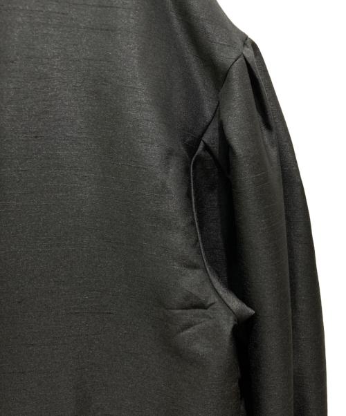COEL（コエル）COEL (コエル) 袖ボリュームシャンタンジャケット ブラック サイズ:36の古着・服飾アイテム