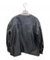 COEL (コエル) 袖ボリュームシャンタンジャケット ブラック サイズ:36：8000円