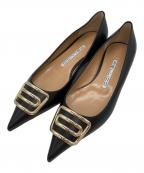 PELLICOペリーコ）の古着「ポインテッドトゥパンプス」｜ブラック