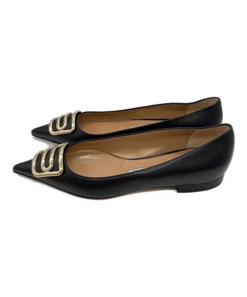 PELLICO（ペリーコ）PELLICO (ペリーコ) ポインテッドトゥパンプス ブラック サイズ:38の古着・服飾アイテム