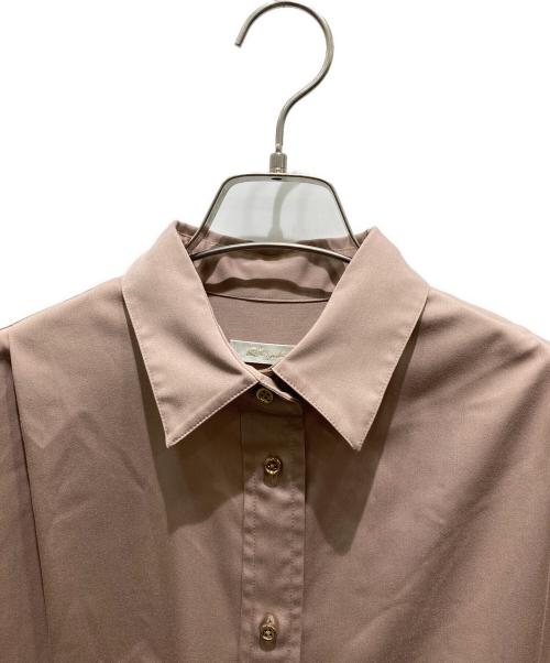 Loungedress（ラウンジドレス）Loungedress (ラウンジドレス) サテンBIGシャツワンピース ブラウン サイズ:FREEの古着・服飾アイテム