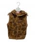 BAPE BY A BATHING APE（ベイプバイアベイシングエイプ）の古着「フーデッドベスト」｜ブラウン
