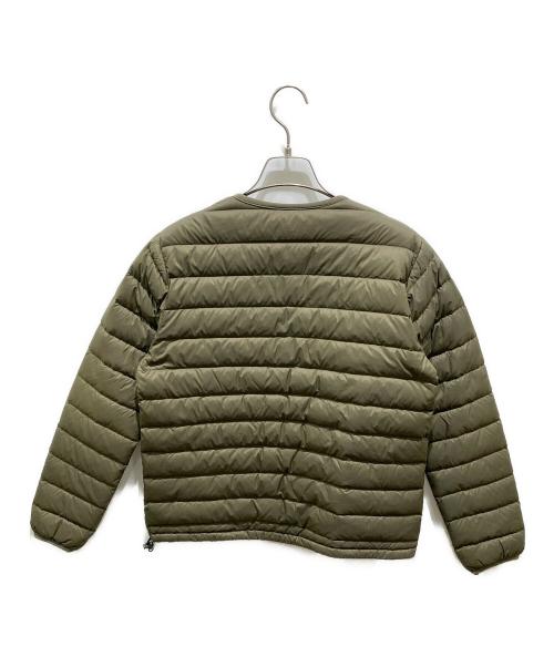 DANTON（ダントン）DANTON (ダントン) ノーカラダウンジャケット グリーン サイズ:36の古着・服飾アイテム