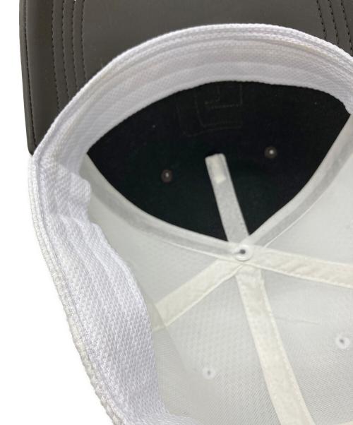 BRIEFING（ブリーフィング）BRIEFING (ブリーフィング) LEATHER INITIAL MESH CAP ブラウンの古着・服飾アイテム