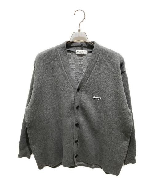 NO COFFEE（ノーコーヒー）NO COFFEE (ノーコーヒー) ニットカーディガン グレー サイズ:Lの古着・服飾アイテム
