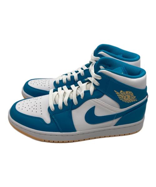 NIKE（ナイキ）NIKE (ナイキ) NIKE AIR JORDAN 1 Mid Aquatone ブルー×ホワイト サイズ:US9の古着・服飾アイテム