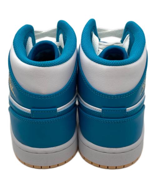 NIKE（ナイキ）NIKE (ナイキ) NIKE AIR JORDAN 1 Mid Aquatone ブルー×ホワイト サイズ:US9の古着・服飾アイテム