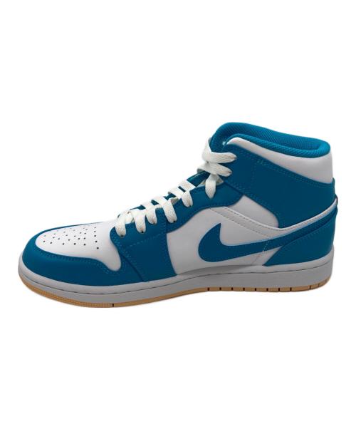 NIKE（ナイキ）NIKE (ナイキ) NIKE AIR JORDAN 1 Mid Aquatone ブルー×ホワイト サイズ:US9の古着・服飾アイテム