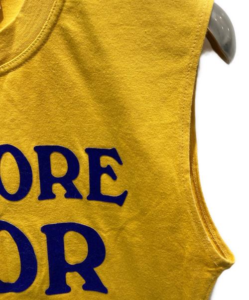 Christian Dior（クリスチャン ディオール）Christian Dior (クリスチャン ディオール) ノースリーブカットソー イエロー サイズ:36の古着・服飾アイテム
