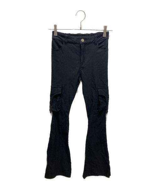 REFLEM（レフレム）REFLEM (レフレム) カーゴフレアパンツ ブラック サイズ:Sの古着・服飾アイテム