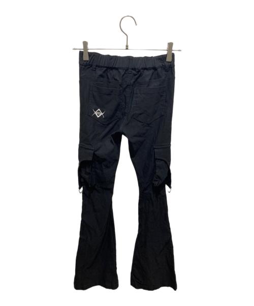 REFLEM（レフレム）REFLEM (レフレム) カーゴフレアパンツ ブラック サイズ:Sの古着・服飾アイテム