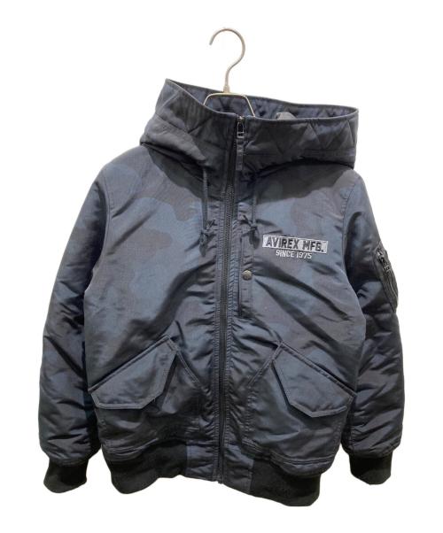 AVIREX（アヴィレックス）AVIREX (アヴィレックス) フライトジャケット ネイビー サイズ:Mの古着・服飾アイテム