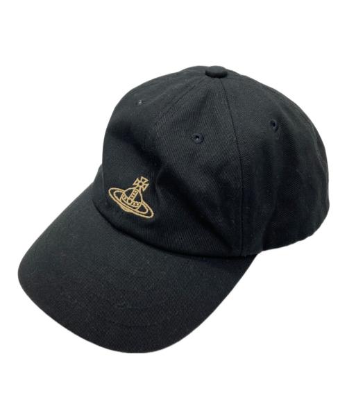 Vivienne Westwood（ヴィヴィアンウエストウッド）Vivienne Westwood (ヴィヴィアンウエストウッド) キャップ ブラックの古着・服飾アイテム
