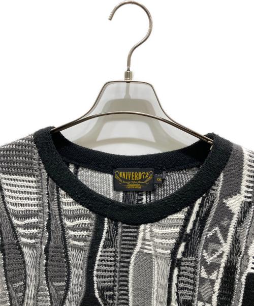 UNIVERD72（ユニバード72）UNIVERD72 (ユニバード72) 3Dニット ブラック サイズ:XXLの古着・服飾アイテム