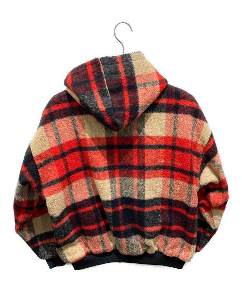 MELTON（メルトン）MELTON (メルトン) フーデッドジャケット レッド サイズ:Sの古着・服飾アイテム