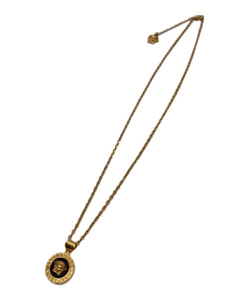 VERSACE（ヴェルサーチェ）VERSACE (ヴェルサーチェ) メデューサメネックレス ゴールドの古着・服飾アイテム