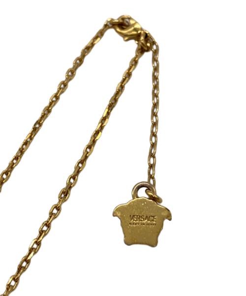 VERSACE（ヴェルサーチェ）VERSACE (ヴェルサーチェ) メデューサメネックレス ゴールドの古着・服飾アイテム
