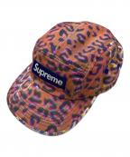 SUPREMEシュプリーム）の古着「Washed Chino Twill Camp Cap」｜ピンク×ブラウン