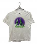 stussyステューシー）の古着「サボテンプリントTシャツ」｜ホワイト