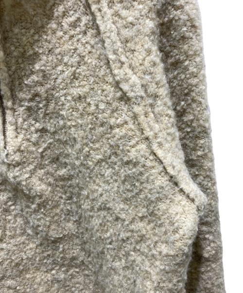 OHOTORO（オオトロ）OHOTORO (オオトロ) cottage zipper knit ベージュ サイズ:記載無しの為実寸参照の古着・服飾アイテム