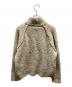 OHOTORO (オオトロ) cottage zipper knit ベージュ サイズ:記載無しの為実寸参照：4000円