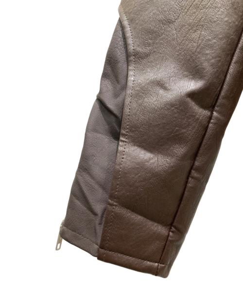 Knuth Marf（クヌースマーフ）knuth marf (クヌースマーフ) leather riders blouson(レザーライダースブルゾン） ブラウン サイズ:Mの古着・服飾アイテム