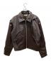 knuth marf（クヌースマーフ）の古着「leather riders blouson(レザーライダースブルゾン）」｜ブラウン