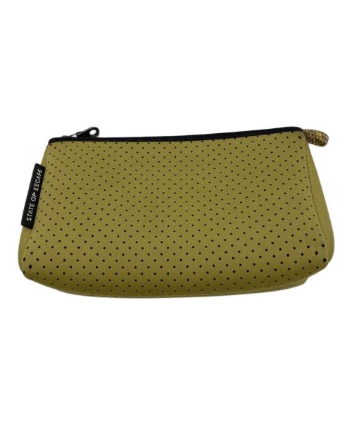 STATE OF ESCAPE（ステイトオブエスケープ）STATE OF ESCAPE (ステイトオブエスケープ) PETITE ESCAPE tote bag 黄緑の古着・服飾アイテム