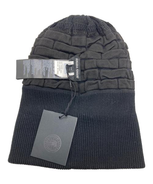 CANADA GOOSE BLACK LABEL（カナダグース ブラックレーベル）CANADA GOOSE BLACK LABEL (カナダグース ブラックレーベル) ニット帽 ブラックの古着・服飾アイテム