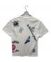 BAPE BY A BATHING APE (ベイプバイアベイシングエイプ) プリントTシャツ ホワイト サイズ:2XL：5000円