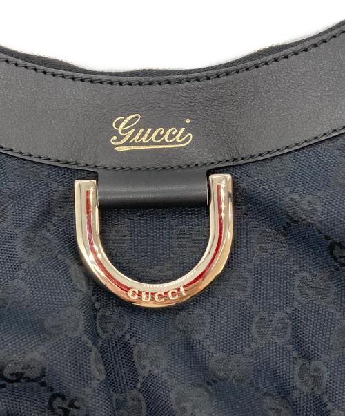 GUCCI（グッチ）GUCCI (グッチ) アビーワンショルダーバッグ ネイビーの古着・服飾アイテム