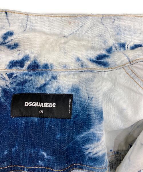 DSQUARED2（ディースクエアード）DSQUARED2 (ディースクエアード) ブリーチデニムベスト インディゴ サイズ:48の古着・服飾アイテム