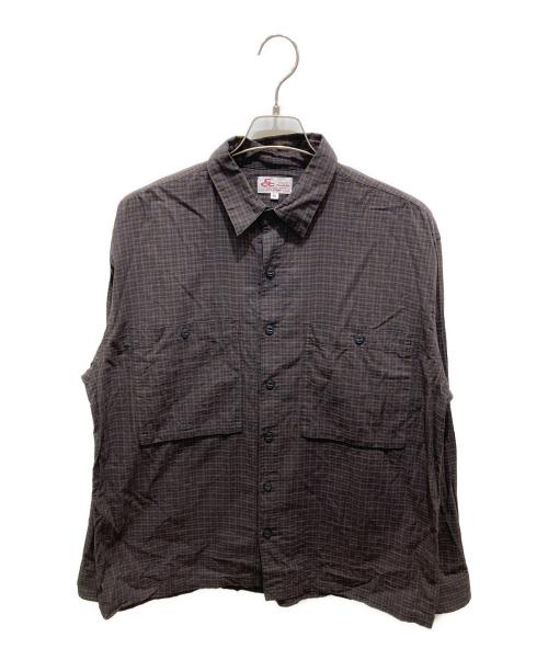 CTC STORE（シーティーシーストア）CTC STORE (シーティーシーストア) チェックシャツ ブラウン サイズ:XLの古着・服飾アイテム