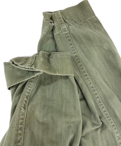 US ARMY（ユーエスアーミー）US ARMY (ユーエスアーミー) HBTオールインワン グリーン サイズ:記載無しの為実寸参照の古着・服飾アイテム