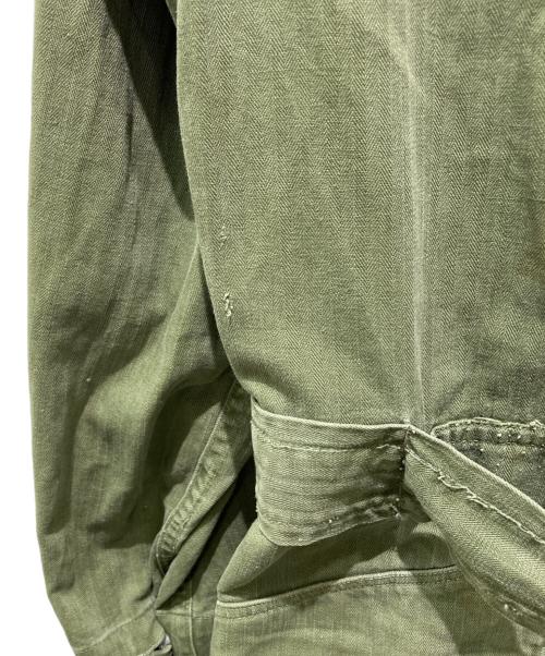 US ARMY（ユーエスアーミー）US ARMY (ユーエスアーミー) HBTオールインワン グリーン サイズ:記載無しの為実寸参照の古着・服飾アイテム