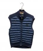 BOSSボス）の古着「中綿ベスト」｜ネイビー