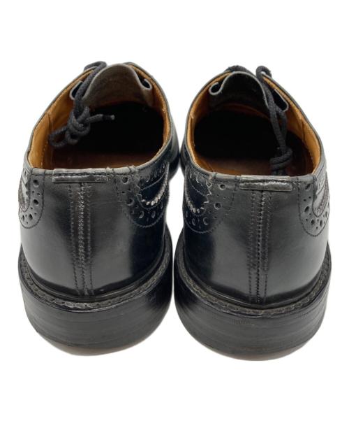 Tricker's（トリッカーズ）Tricker's (トリッカーズ) SOPH. (ソフ) ウィングチップシューズ ブラック×シルバー サイズ:10-5の古着・服飾アイテム