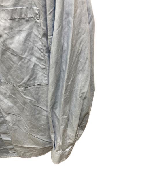 AURALEE（オーラリー）AURALEE (オーラリー) Washed FINX TWILL BIG SHIRT ブルー サイズ:5の古着・服飾アイテム