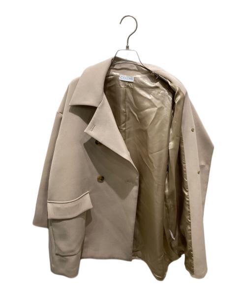 COLUMN（コラム）COLUMN (コラム) ハーフトレンチコート ベージュ サイズ:36の古着・服飾アイテム