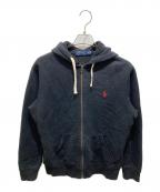 POLO RALPH LAURENポロ・ラルフローレン）の古着「ジップパーカー」｜ブラック