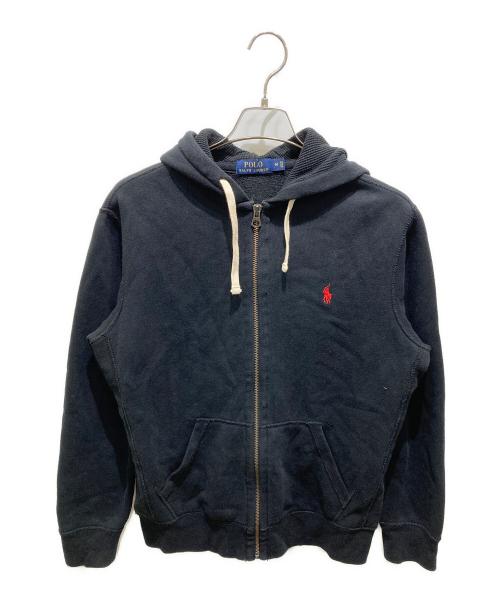 POLO RALPH LAUREN（ポロ・ラルフローレン）POLO RALPH LAUREN (ポロ・ラルフローレン) ジップパーカー ブラック サイズ:Mの古着・服飾アイテム
