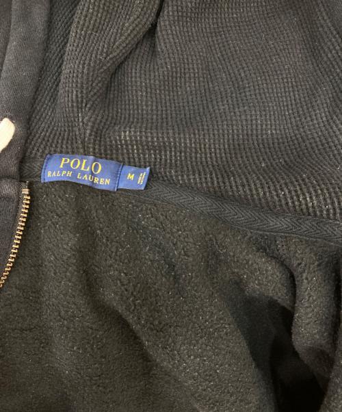 POLO RALPH LAUREN（ポロ・ラルフローレン）POLO RALPH LAUREN (ポロ・ラルフローレン) ジップパーカー ブラック サイズ:Mの古着・服飾アイテム